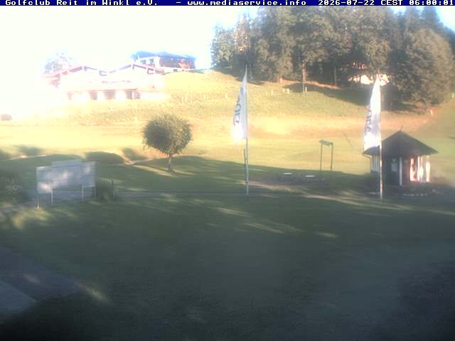 Archiv Foto Webcam Reit im Winkl: Golfplatz