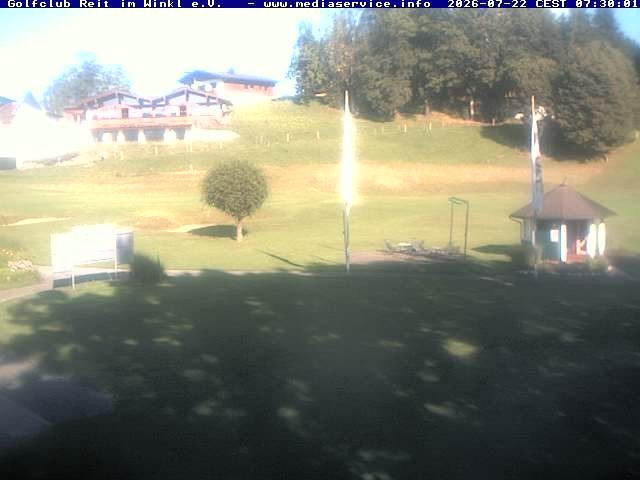 Archiv Foto Webcam Reit im Winkl: Golfplatz