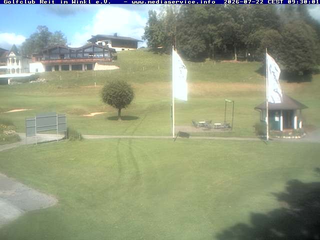 Archiv Foto Webcam Reit im Winkl: Golfplatz