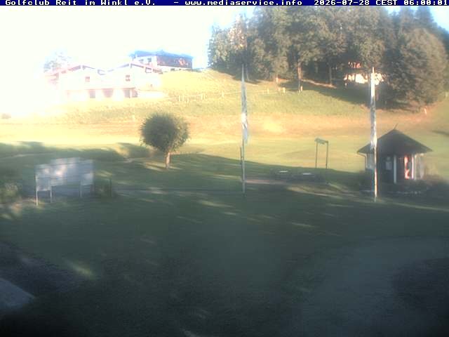 Archiv Foto Webcam Reit im Winkl: Golfplatz