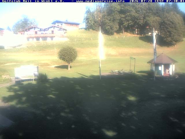 Archiv Foto Webcam Reit im Winkl: Golfplatz