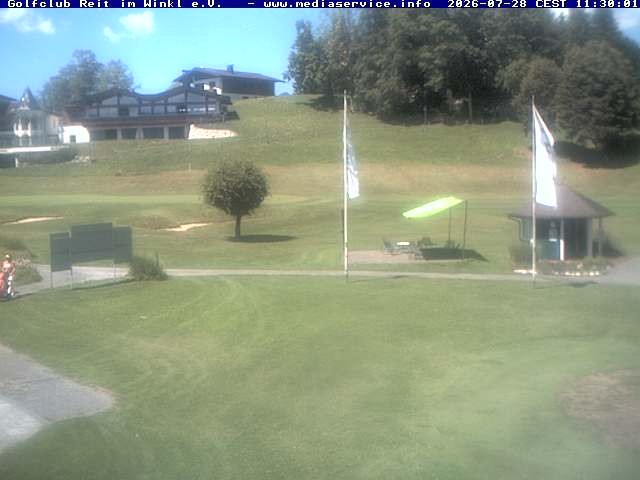 Archiv Foto Webcam Reit im Winkl: Golfplatz