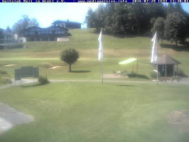 Archiv Foto Webcam Reit im Winkl: Golfplatz