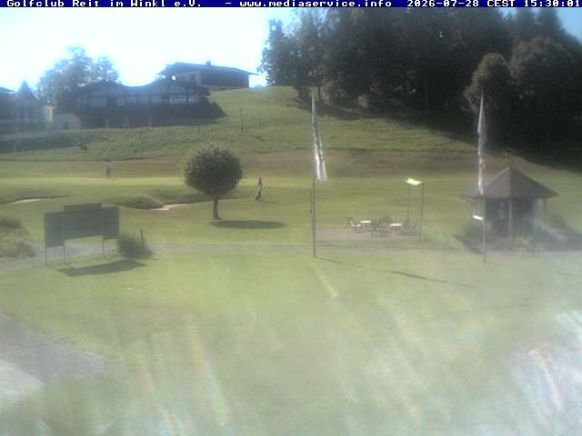 Archiv Foto Webcam Reit im Winkl: Golfplatz