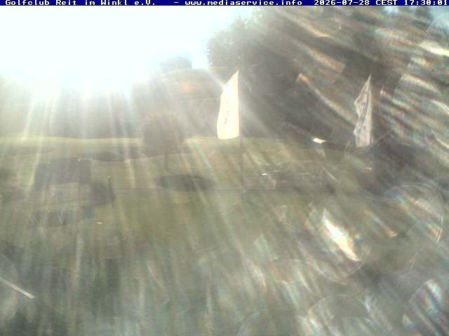 Archiv Foto Webcam Reit im Winkl: Golfplatz