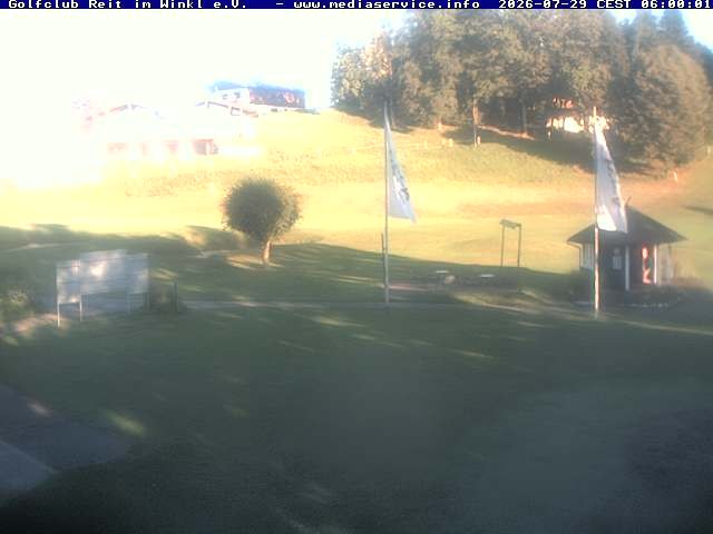 Archiv Foto Webcam Reit im Winkl: Golfplatz