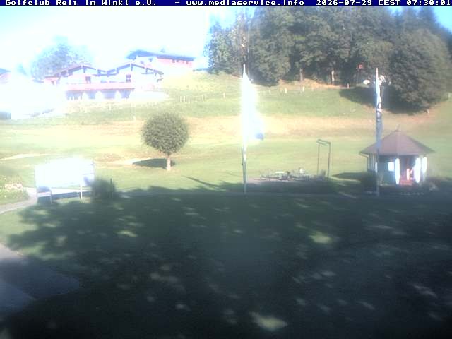 Archiv Foto Webcam Reit im Winkl: Golfplatz