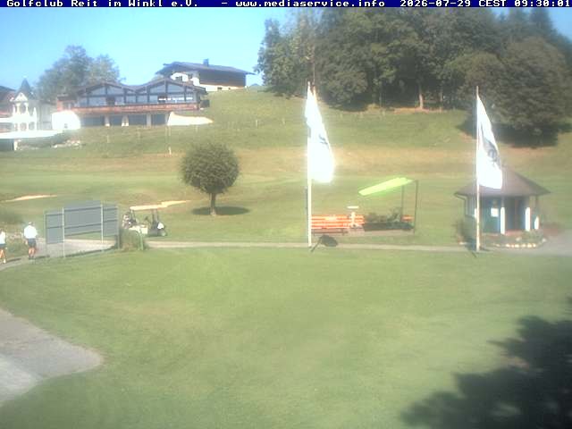 Archiv Foto Webcam Reit im Winkl: Golfplatz