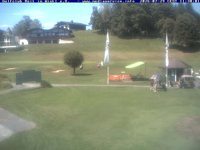 Archiv Foto Webcam Reit im Winkl: Golfplatz