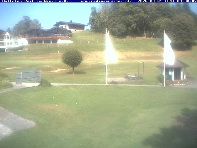 Archiv Foto Webcam Reit im Winkl: Golfplatz