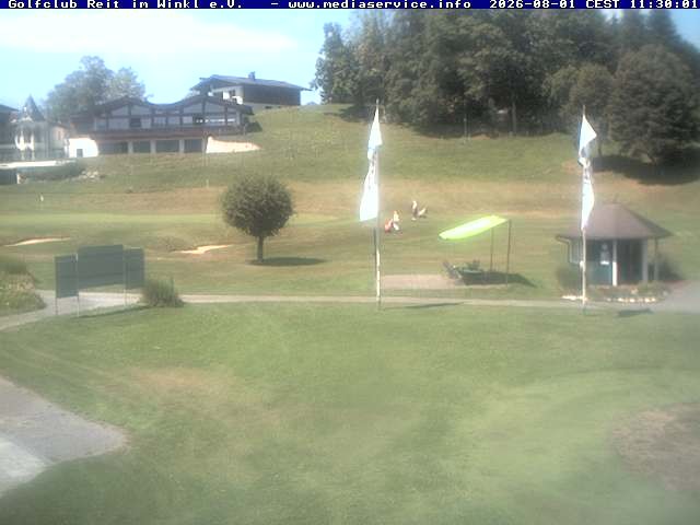 Archiv Foto Webcam Reit im Winkl: Golfplatz