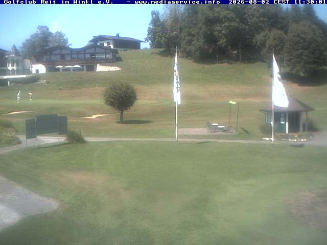 Archiv Foto Webcam Reit im Winkl: Golfplatz
