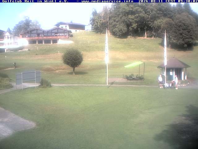 Archiv Foto Webcam Reit im Winkl: Golfplatz
