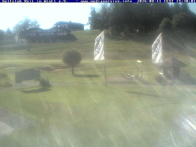 Archiv Foto Webcam Reit im Winkl: Golfplatz