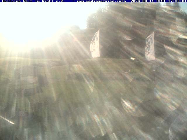 Archiv Foto Webcam Reit im Winkl: Golfplatz