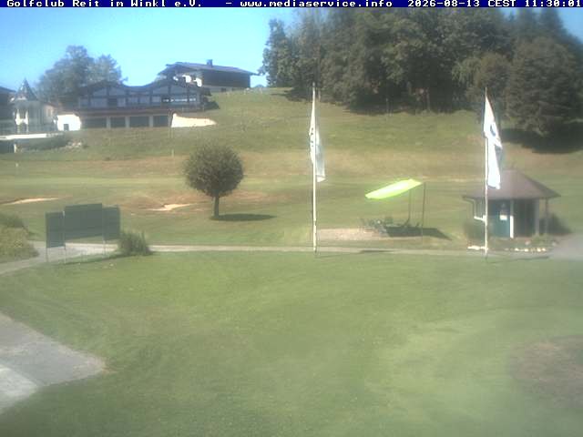 Archiv Foto Webcam Reit im Winkl: Golfplatz