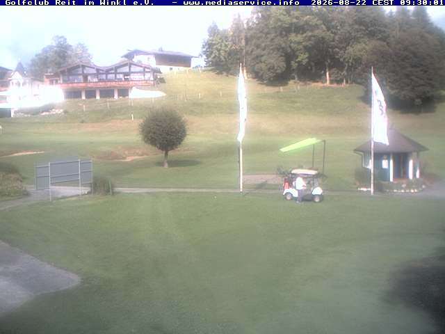 Archiv Foto Webcam Reit im Winkl: Golfplatz