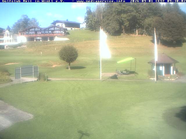 Archiv Foto Webcam Reit im Winkl: Golfplatz