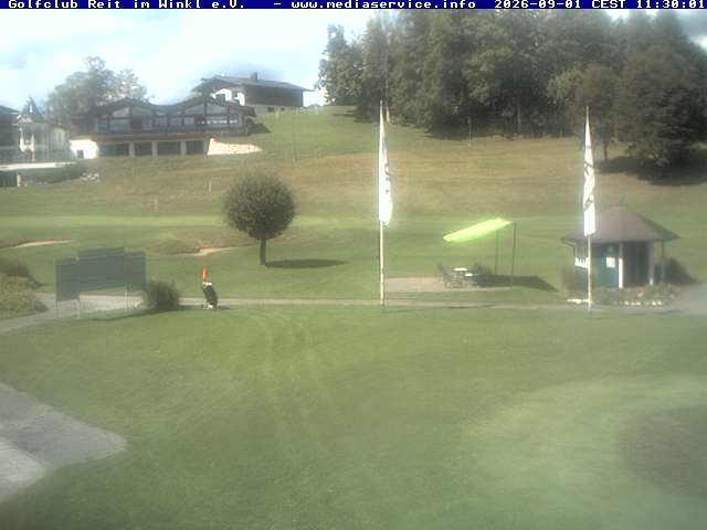 Archiv Foto Webcam Reit im Winkl: Golfplatz