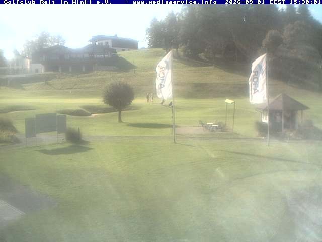 Archiv Foto Webcam Reit im Winkl: Golfplatz