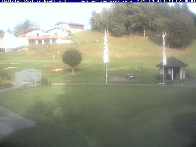 Archiv Foto Webcam Reit im Winkl: Golfplatz