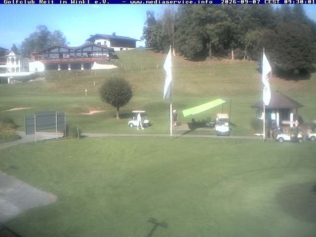 Archiv Foto Webcam Reit im Winkl: Golfplatz
