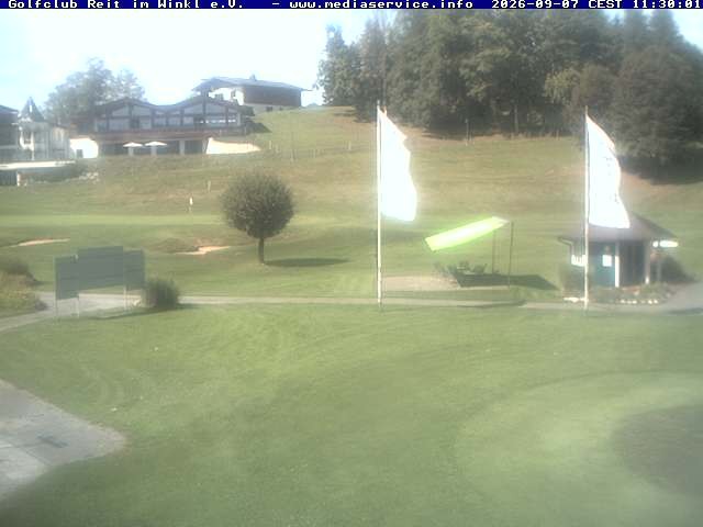 Archiv Foto Webcam Reit im Winkl: Golfplatz