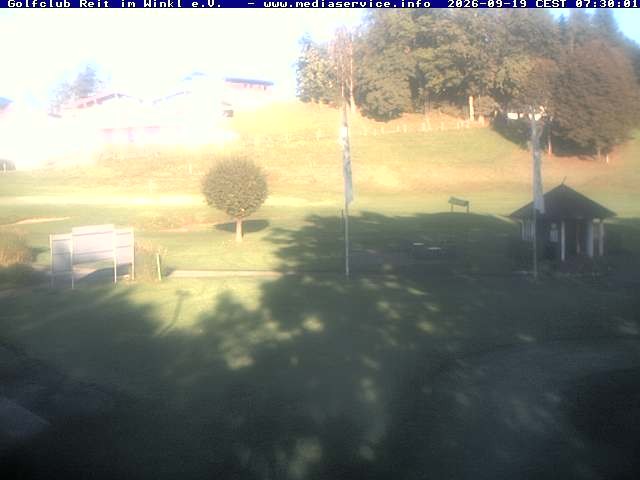 Archiv Foto Webcam Reit im Winkl: Golfplatz