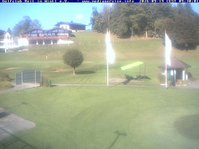 Archiv Foto Webcam Reit im Winkl: Golfplatz