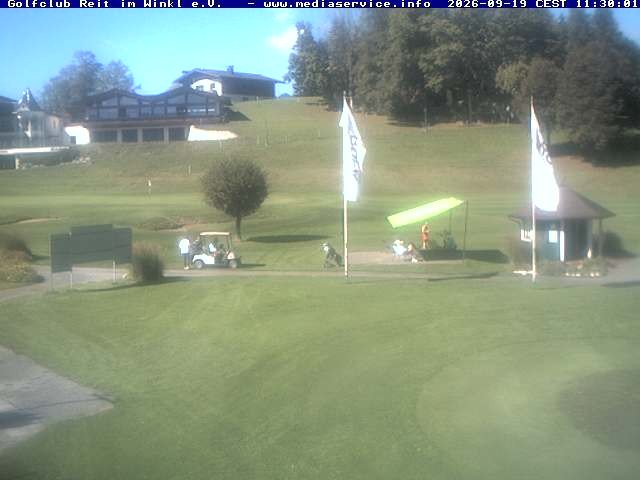 Archiv Foto Webcam Reit im Winkl: Golfplatz