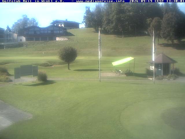 Archiv Foto Webcam Reit im Winkl: Golfplatz
