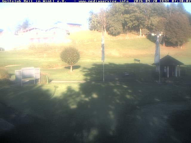 Archiv Foto Webcam Reit im Winkl: Golfplatz