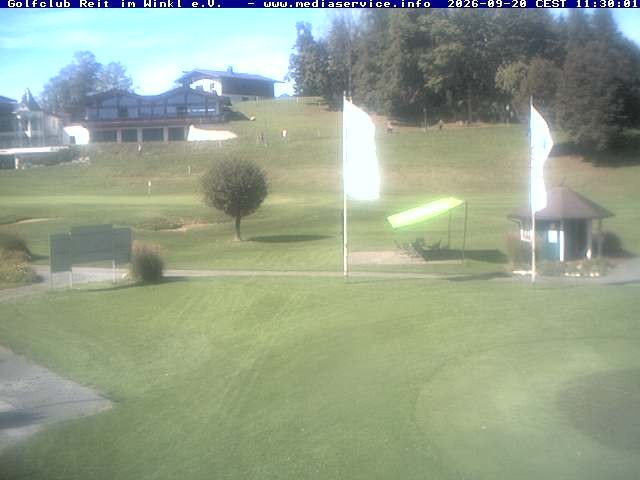 Archiv Foto Webcam Reit im Winkl: Golfplatz