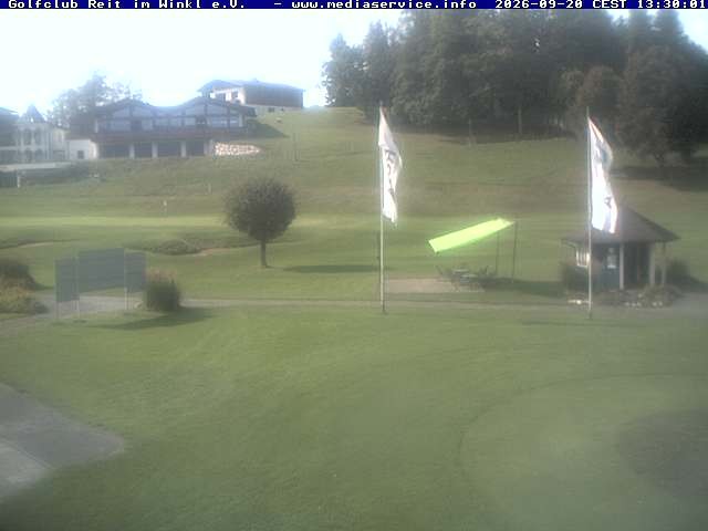 Archiv Foto Webcam Reit im Winkl: Golfplatz