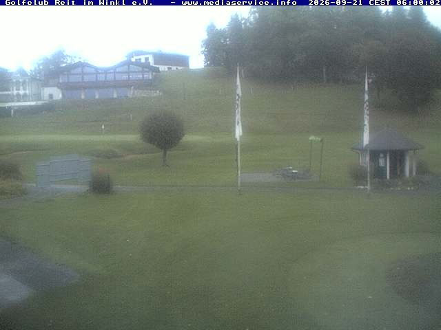 Archiv Foto Webcam Reit im Winkl: Golfplatz