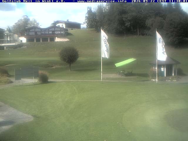 Archiv Foto Webcam Reit im Winkl: Golfplatz
