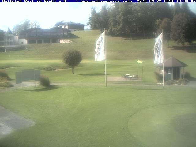 Archiv Foto Webcam Reit im Winkl: Golfplatz