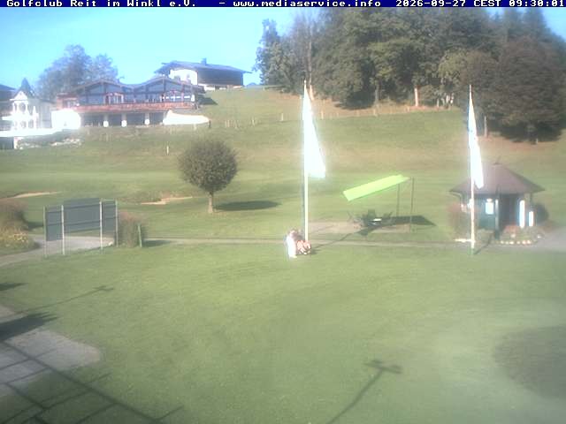 Archiv Foto Webcam Reit im Winkl: Golfplatz