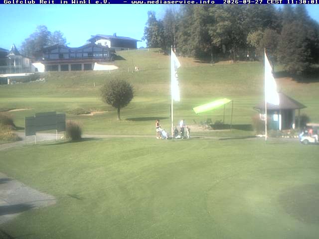 Archiv Foto Webcam Reit im Winkl: Golfplatz
