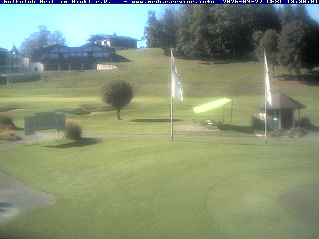Archiv Foto Webcam Reit im Winkl: Golfplatz