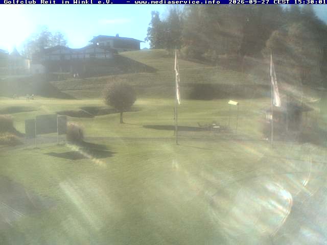 Archiv Foto Webcam Reit im Winkl: Golfplatz