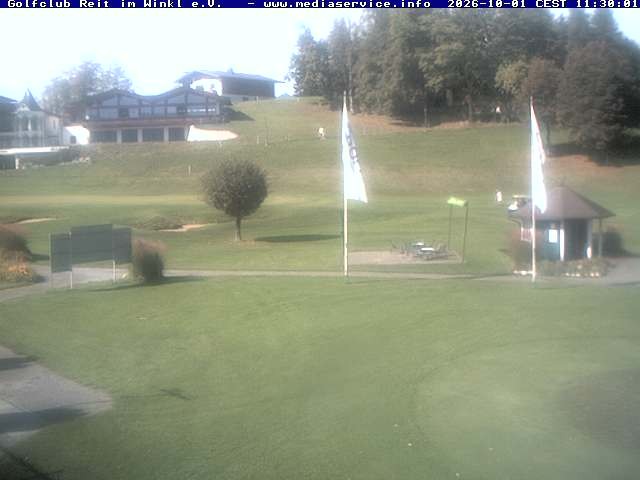 Archiv Foto Webcam Reit im Winkl: Golfplatz