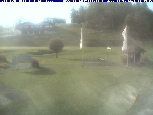 Archiv Foto Webcam Reit im Winkl: Golfplatz