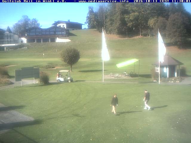 Archiv Foto Webcam Reit im Winkl: Golfplatz
