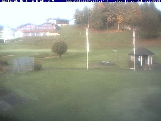 Archiv Foto Webcam Reit im Winkl: Golfplatz