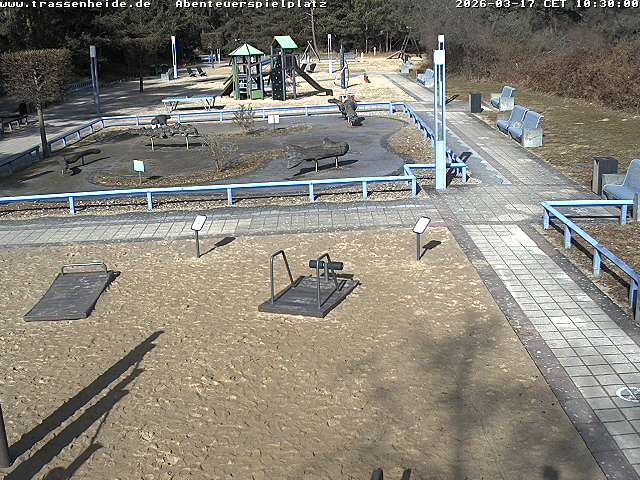 Archiv Foto Webcam Usedom: Trassenheide Spielplatz