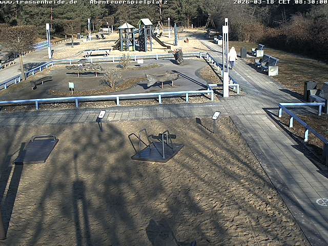 Archiv Foto Webcam Usedom: Trassenheide Spielplatz