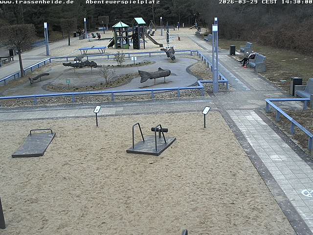 Archiv Foto Webcam Usedom: Trassenheide Spielplatz