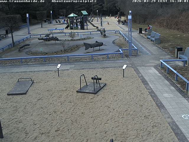Archiv Foto Webcam Usedom: Trassenheide Spielplatz