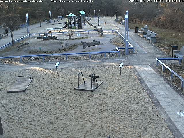 Archiv Foto Webcam Usedom: Trassenheide Spielplatz